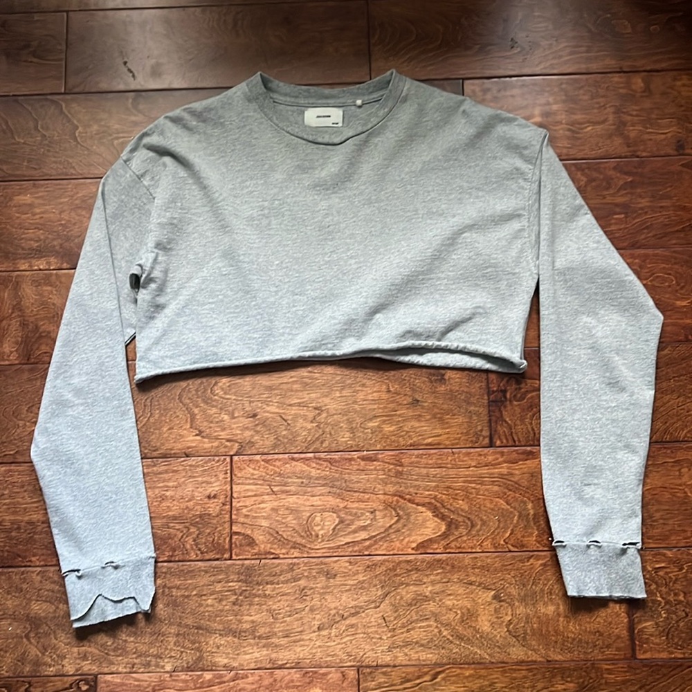Joah Brown Cropped Long Sleeve